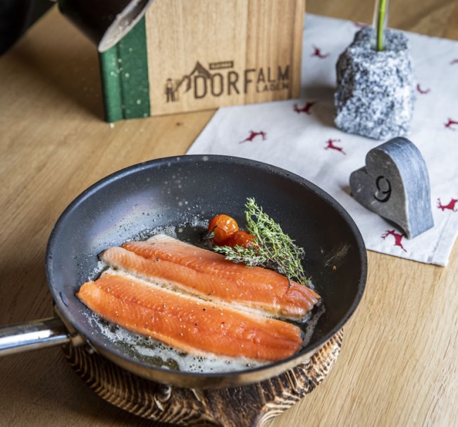 Regional essen in der Dorfalm Flachau