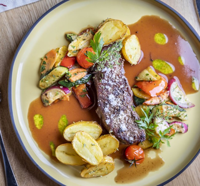 Regional essen in der Dorfalm Flachau