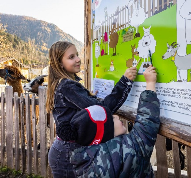 Gleich zu Beginn des Rundweges werden die einzelnen Stationen gezeigt.