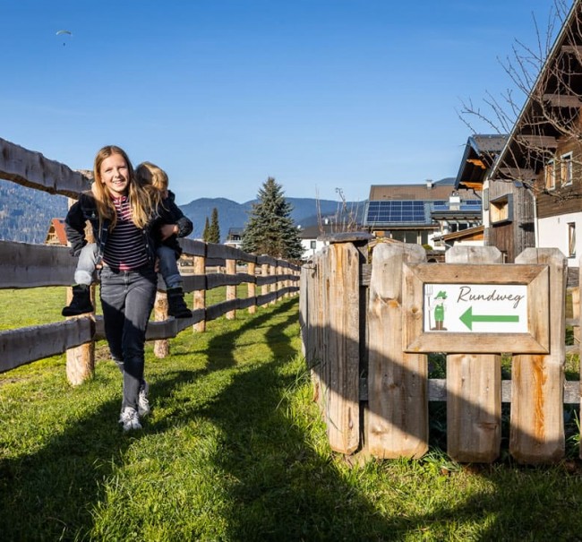 Simons Erlebnisweg in Flachau - ein Bauernhof-Abenteuer für Groß und Klein