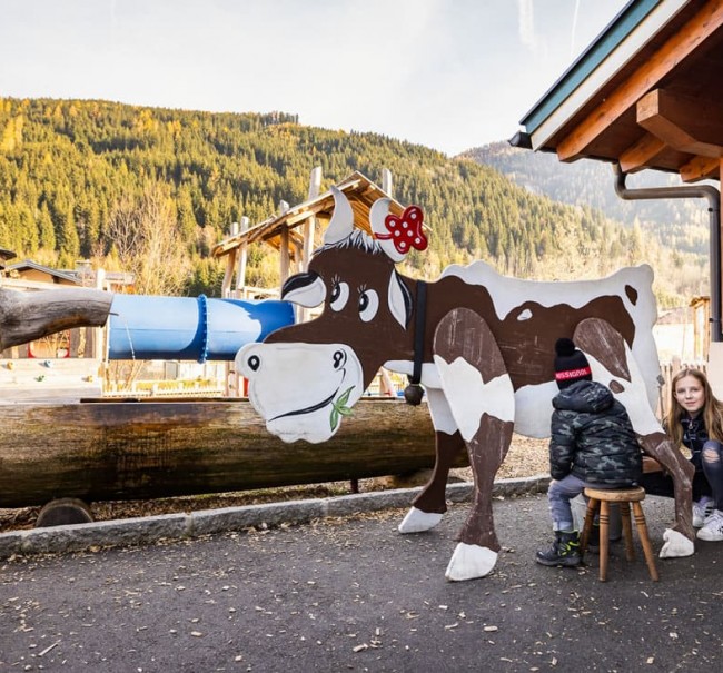 Kühe und Milchwirtschaft sind auf einem Bauernhof natürlich ein wichtiges Thema