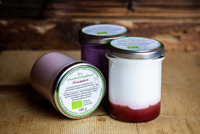 Bio Schafmilchjoghurt aus dem Dorfladen Flachau