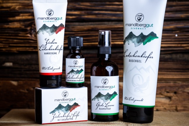 Seifen, Sportgel, Raumspray, Handcreme, Heißcreme aus dem Dorfladen Flachau